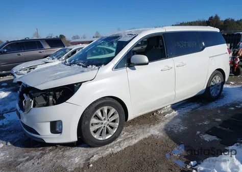 2015 Kia Sedona Ex из США, поврежденный, VIN KNDMC5C12F6059311